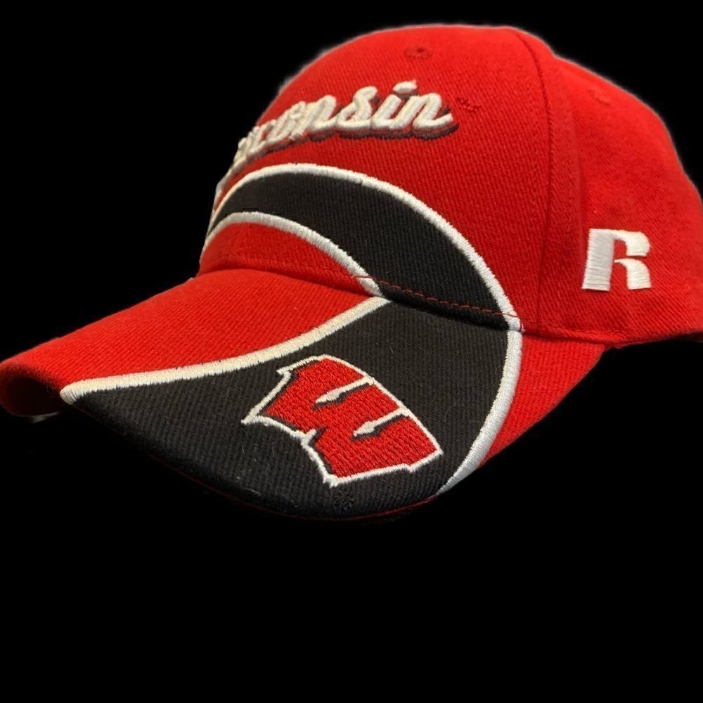 Wisconsin youth adjustable baseball hat